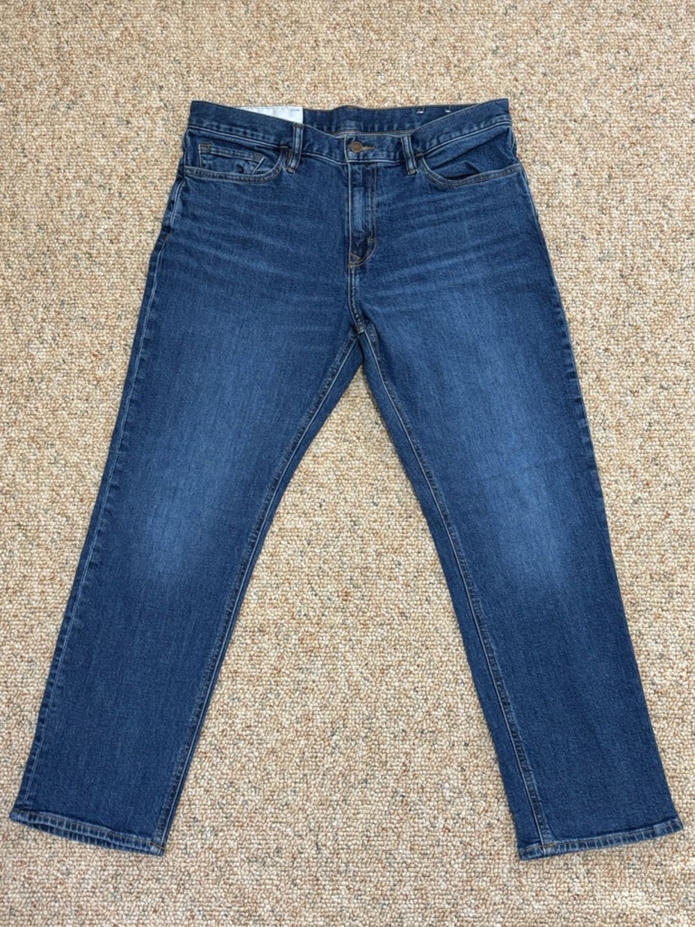 Banana Republic Men's Straight Fit 34×30 Blue Denim Jeans